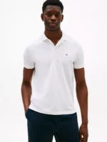Regular Fit Pique Tech Polo-White