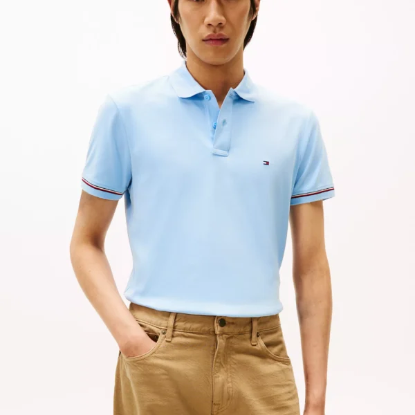Private: Slim Fit Smooth Cotton Interlock Polo-Well Water