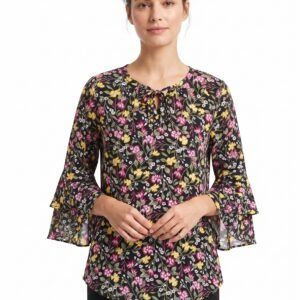 C12-11-0346-00XS Old Navy Women Blouse Floral