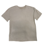 READYSTOCK Kids 100% Organic Cotton Pocket T-Shirt - SAND BEIGE