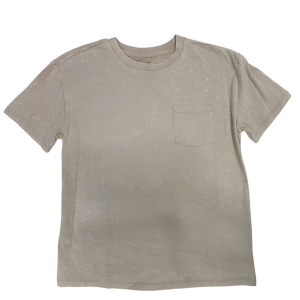 READYSTOCK Kids 100% Organic Cotton Pocket T-Shirt - SAND BEIGE