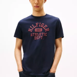 Hilfiger 1985 Athletic Logo T-Shirt-Navy