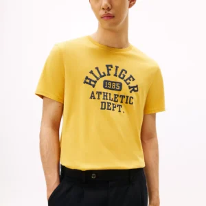 Hilfiger 1985 Athletic Logo T-Shirt-City Yellow
