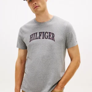 Hilfiger Arch Logo T-Shirt-Grey Heather
