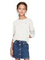 (ET) Kids' Solid Long-Sleeve T-Shirt - Milky Way #71J4640