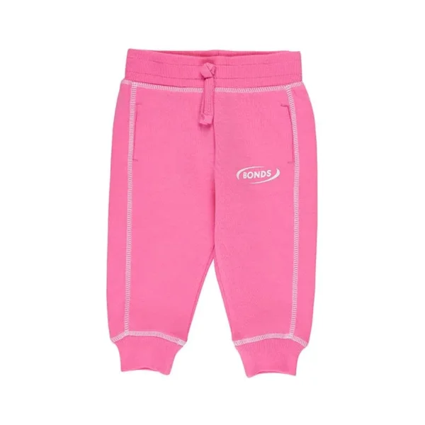 BONDS COOL SWEAT TRACKIE Baby Girls – PINK KISS