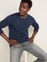 READYSTOCK Everyday Crew-Neck Sweater (TALL) - Navy