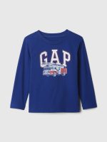 READYSTOCK babyGap Graphic T-Shirt - bellwether blue firetruck