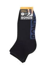 Kids Cushioned Quarter Crew 3 Pack-Boys Black - Image 3