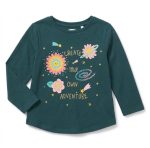C12-05-0173-002T OLDNAVY GIRL LONGSLEEVE TEE EMERALD GREEN