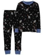READYSTOCK Toddler 2-Piece Star Wars TM 100% Snug Fit Cotton PJs - Black