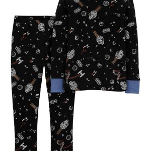 READYSTOCK Toddler 2-Piece Star Wars TM 100% Snug Fit Cotton PJs - Black