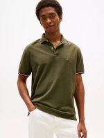 Regular Fit Tommy Wicking Polo-Green Heather