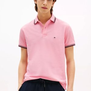 Regular Fit Tommy Wicking Polo-Classic Pink