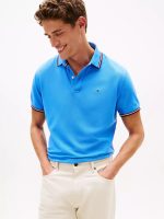 Regular Fit Tommy Wicking Polo-Blue Spell