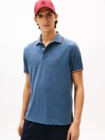 Regular Fit Tommy Wicking Polo-Blue Heather