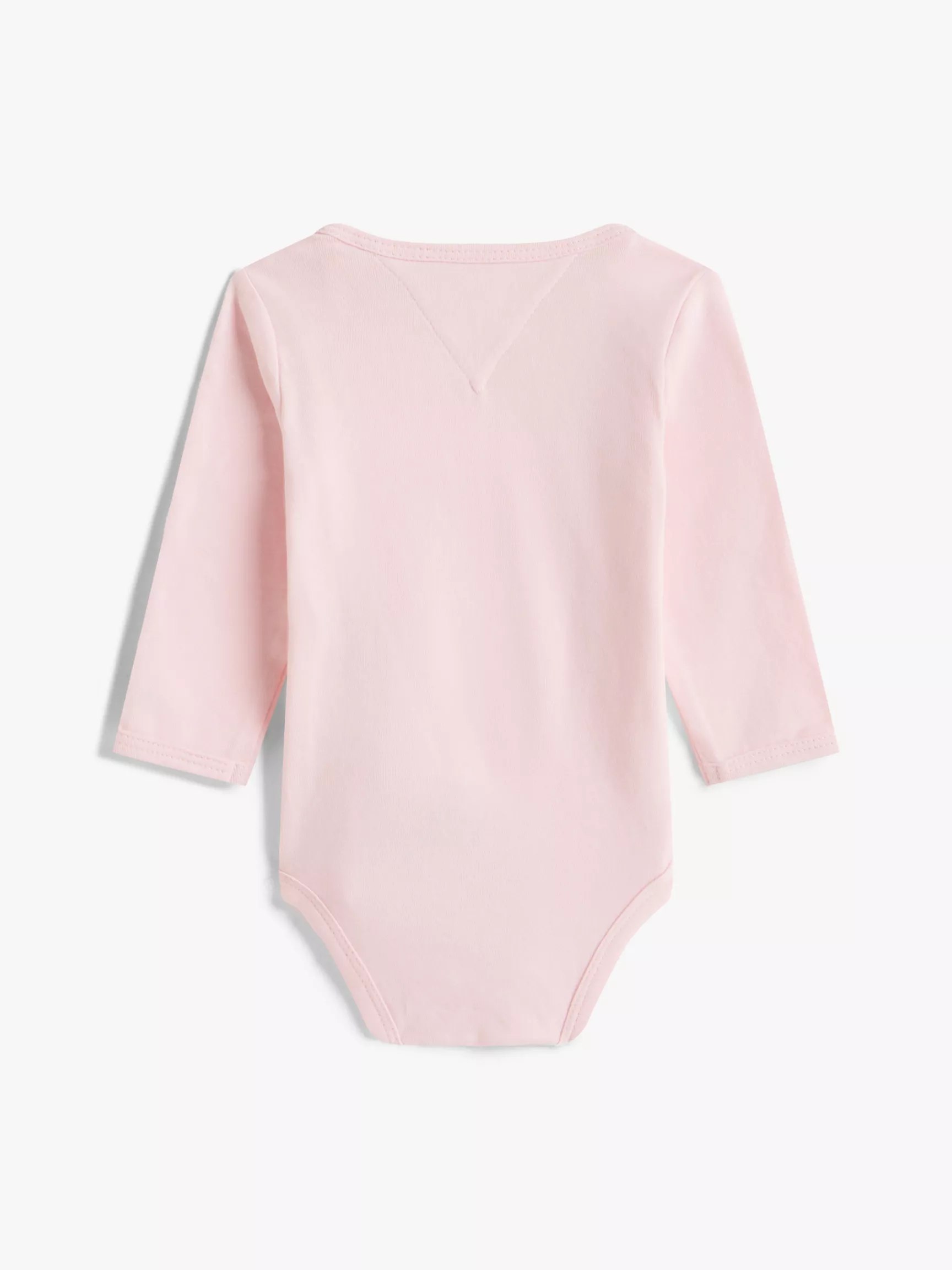 Babies' Long-Sleeve Monotype Logo Onesie-Duchess Pink - Image 2