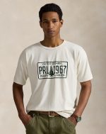 Classic Fit Jersey Graphic T-Shirt-Deckwash White