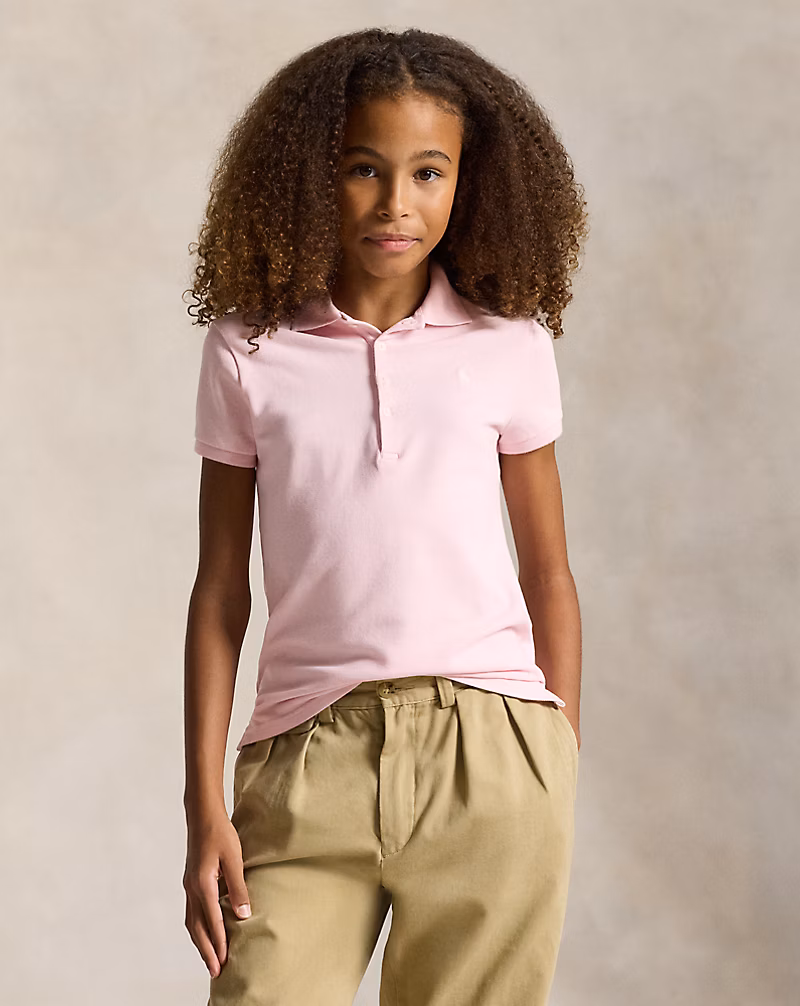 s7-1283568_alternate10 Stretch Mesh Polo Shirt Toddler/Kid Girls-Bristol Pink - Image 1