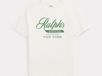 Ralph’s Coffee Cotton Jersey Tee-White