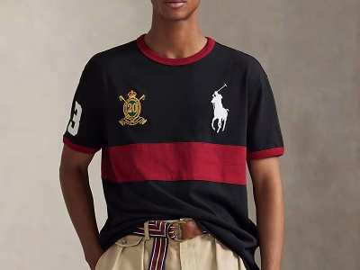 Big Pony 20th Anniversary T-Shirt-Polo Black/Holiday Red