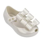 S09-05-0014- Mini Melissa Ultragirl Triple Bow-Pearl
