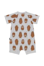 Zip Romper-Monster Stomp - Image 2