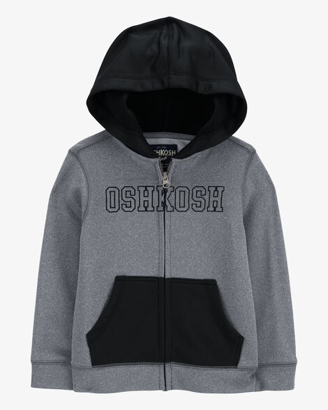 READYSTOCK Toddler OshKosh Logo Zip Jacket - Grey