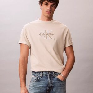 Monologo Outline Graphic Classic T-Shirt-Oatmeal