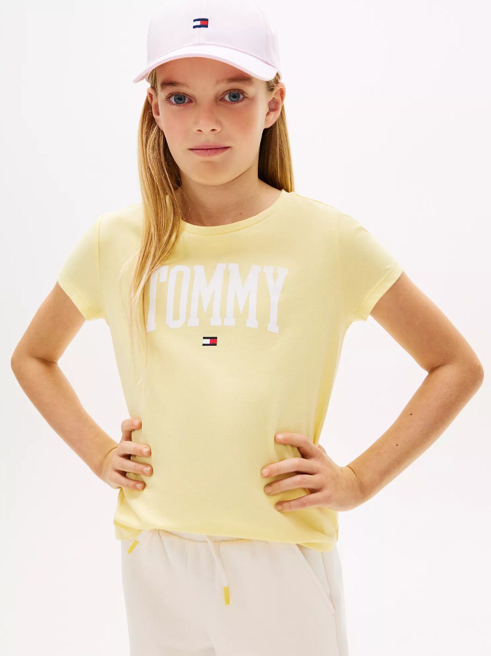 Kids' Tommy Color Logo T-Shirt-Citronella