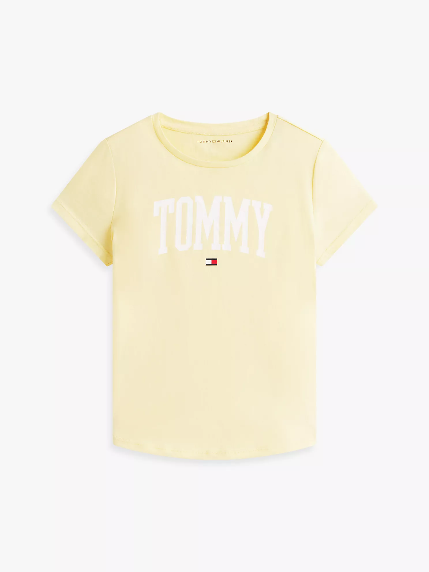 Kids' Tommy Color Logo T-Shirt-Citronella - Image 2