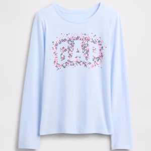 Kids Graphic T-Shirt-Serene Blue