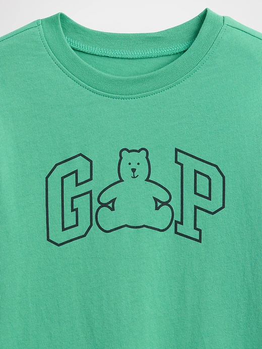 babyGap Graphic T-Shirt-Bright Meadow Green - Image 2