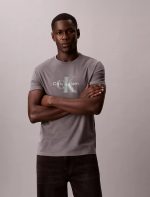 CK Fade Graphic Crewneck T-Shirt-Smoked Pearl