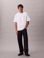 Archive Logo Relaxed Crewneck T-Shirt-Bright White
