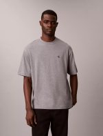 Archive Logo Relaxed Crewneck T-Shirt-Grey Heather