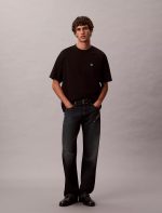 Archive Logo Relaxed Crewneck T-Shirt-Black