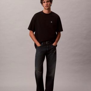 Archive Logo Relaxed Crewneck T-Shirt-Black