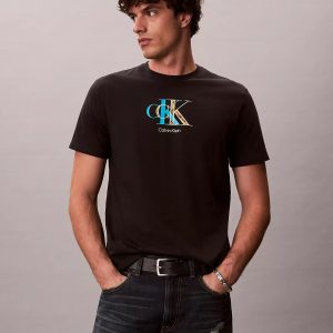 Double Monogram Graphic Classic T-Shirt-Black