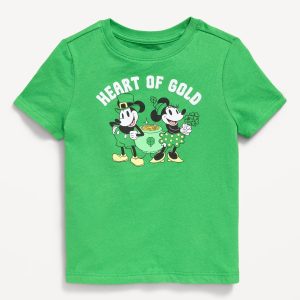 Disneyยฉ Mickey and Minnie Unisex Graphic T-Shirt for Toddler-Chrysalis