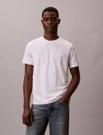 Liquid Touch Allover Monogram Classic T-Shirt-Bright White