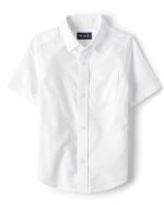 Baby/Toddler/Big Boys Uniform Oxford Button Down Shirt-white