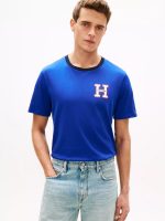 Hilfiger Logo T-Shirt-Wedge Blue