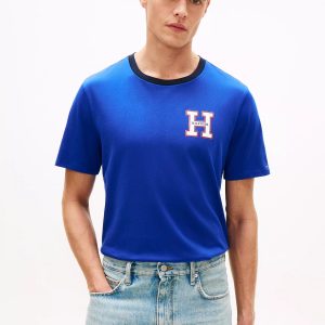 Hilfiger Logo T-Shirt-Wedge Blue