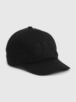 Kids Organic Cotton Gap Arch Logo Baseball Hat-New True Black