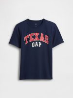 Kids Gap Graphic T-Shirt-Texas Navy Blue
