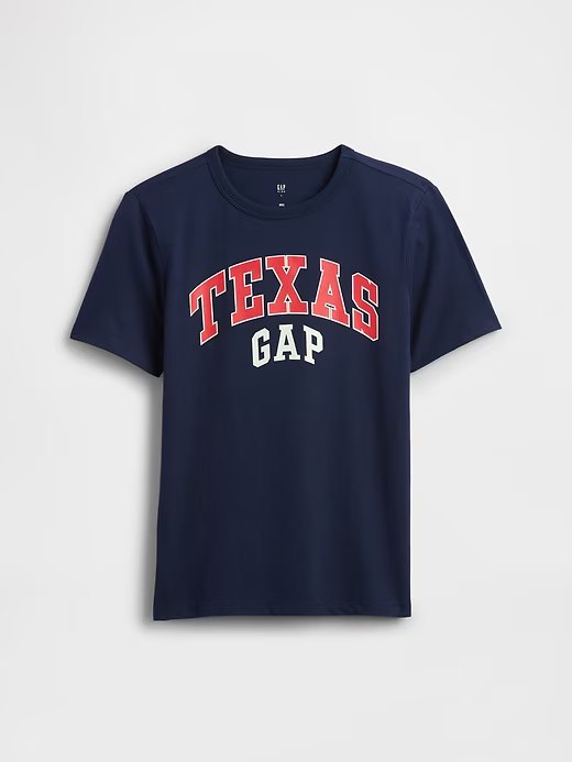 Kids Gap Graphic T-Shirt-Texas Navy Blue