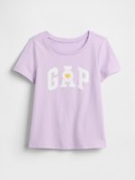 babyGap Logo T-Shirt-Nostalgic Purple Lavender Flower