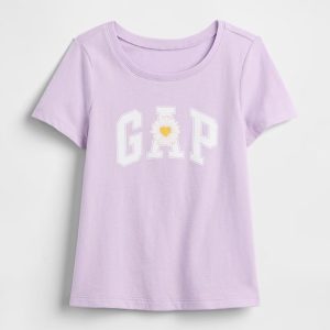 babyGap Logo T-Shirt-Nostalgic Purple Lavender Flower