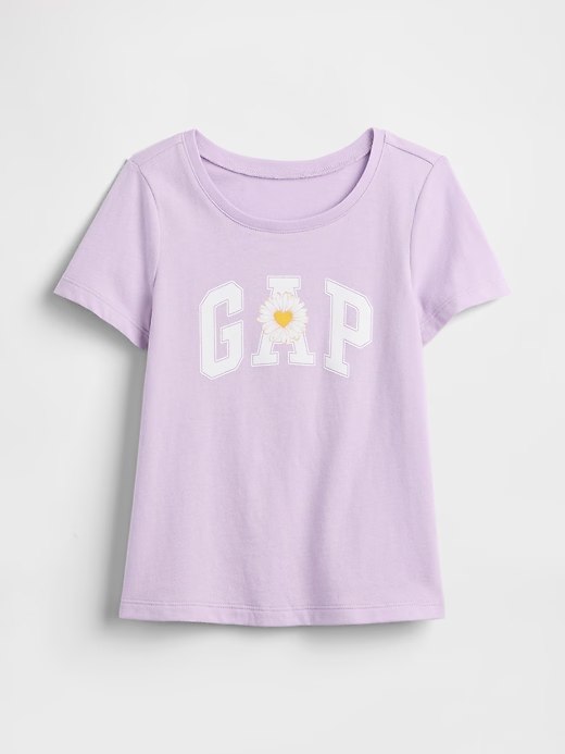 babyGap Logo T-Shirt-Nostalgic Purple Lavender Flower